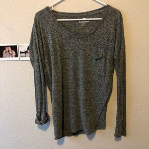 Old navy boyfriend long sleeve pocket tee